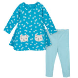 2-Piece Toddler Girls Bear Dress and Legging Set-Gerber Childrenswear Wholesale