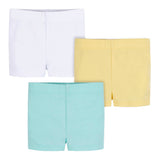 3-Pack Baby & Toddler Girls Picnic Day Dreams Pull-On Bike Shorts-Gerber Childrenswear Wholesale