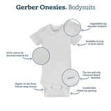 3-Pack Baby Breakfast Onesies® Bodysuits-Gerber Childrenswear Wholesale