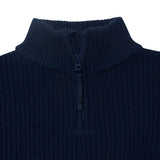 Infant & Toddler Boys Blue Zip Front Sweater-Gerber Childrenswear Wholesale
