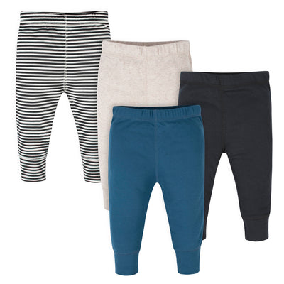 4-Pack Baby Boys Black Stripes Pants-Gerber Childrenswear Wholesale