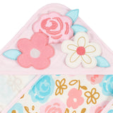 4-Piece Girls Princess Hooded Towel and Washcloths Set-Gerber Childrenswear Wholesale