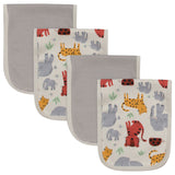 4-Pack Baby Boys Safari Terry Burpcloths-Gerber Childrenswear Wholesale
