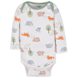 3-Pack Baby Boys Explore Long Sleeve Onesies® Bodysuits-Gerber Childrenswear Wholesale