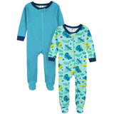 2-Pack Baby & Toddler Boys Bug Expert Snug Fit Footed Cotton Pajamas-Gerber Childrenswear Wholesale