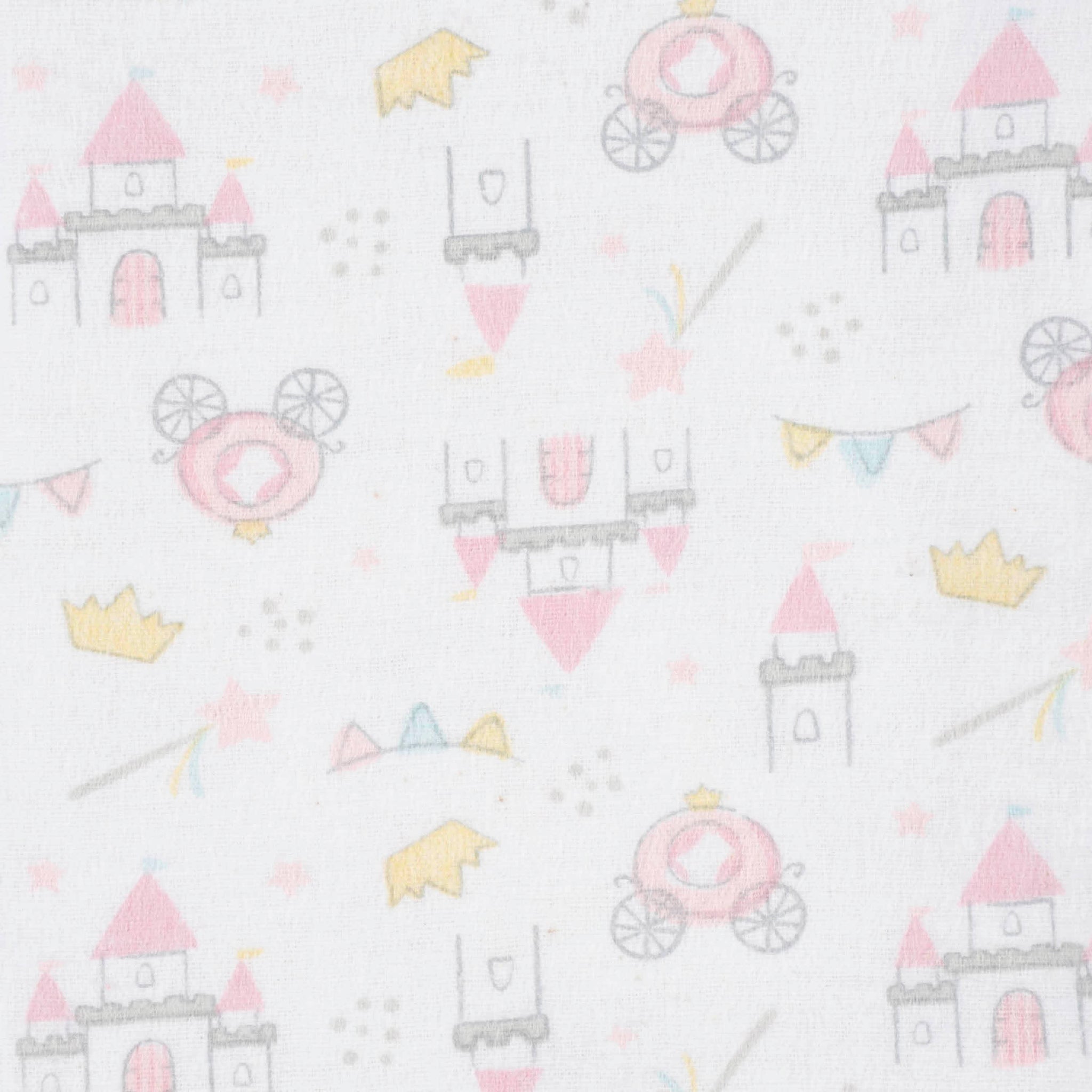 5-Pack Baby Girls Princess Flannel Receiving Blankets-Gerber Childrenswear Wholesale