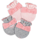 2-Pack Baby Girls Bear No Scratch Mittens-Gerber Childrenswear Wholesale