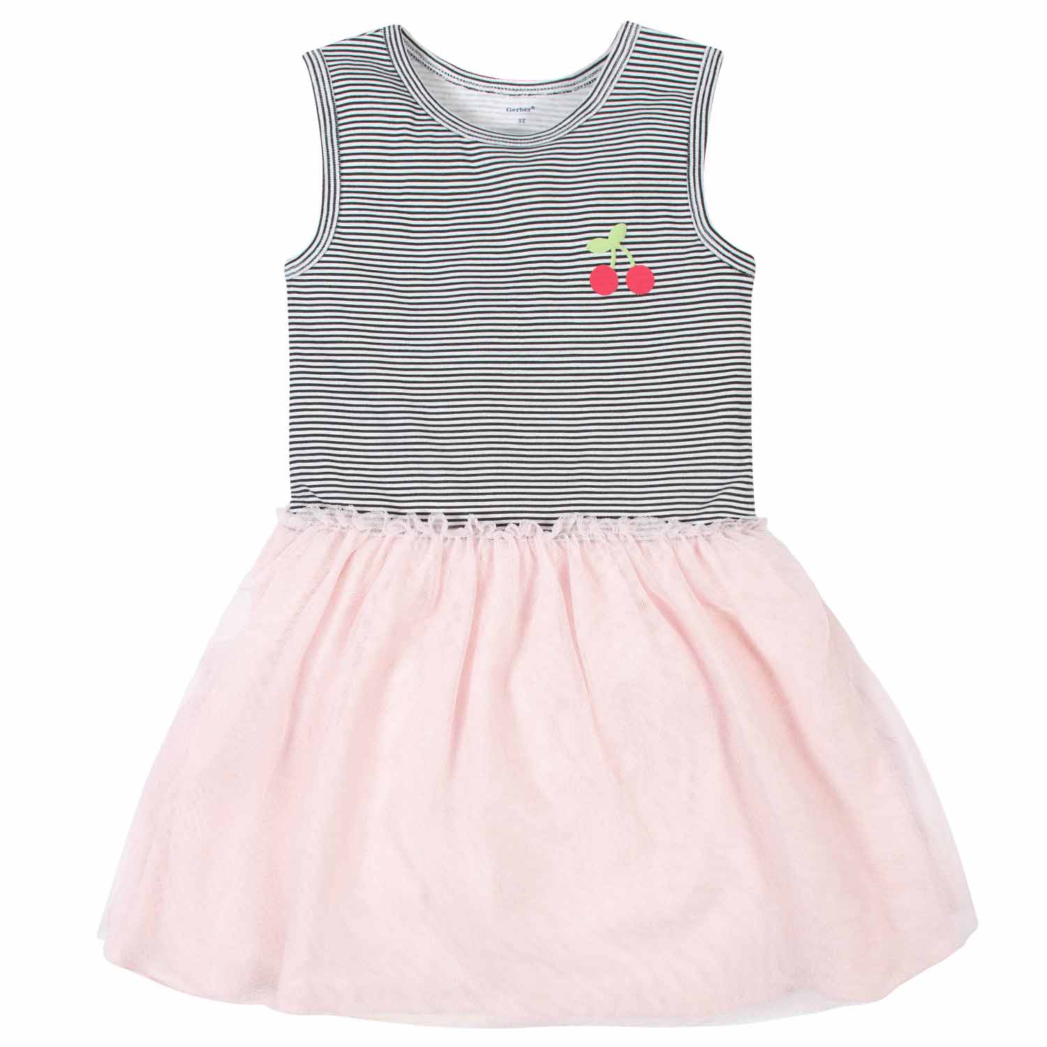 2-Piece Toddler Girls Cherries Dress Set-Gerber Childrenswear Wholesale