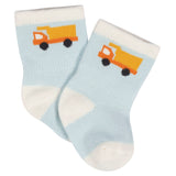 8-Pack Baby Boys Transportation Zone Jersey Wiggle Proof® Socks-Gerber Childrenswear Wholesale
