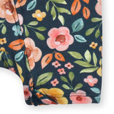 Baby Girls Midnight Floral Buttery Soft Viscose Made from Eucalyptus Snug Fit Romper-Gerber Childrenswear Wholesale
