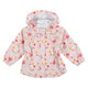 Infant & Toddler Girls Floral Hooded Cotton Twill Utility Jacket-Gerber Childrenswear Wholesale