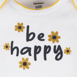 4-Piece Baby Girls Bee Garden Onesies® Bodysuit, Tee, Skort & Pant Set-Gerber Childrenswear Wholesale