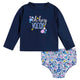 2-Piece Baby & Toddler Girls Vacation Vibes Rash Guard & Swim Bottoms Set-Gerber Childrenswear Wholesale