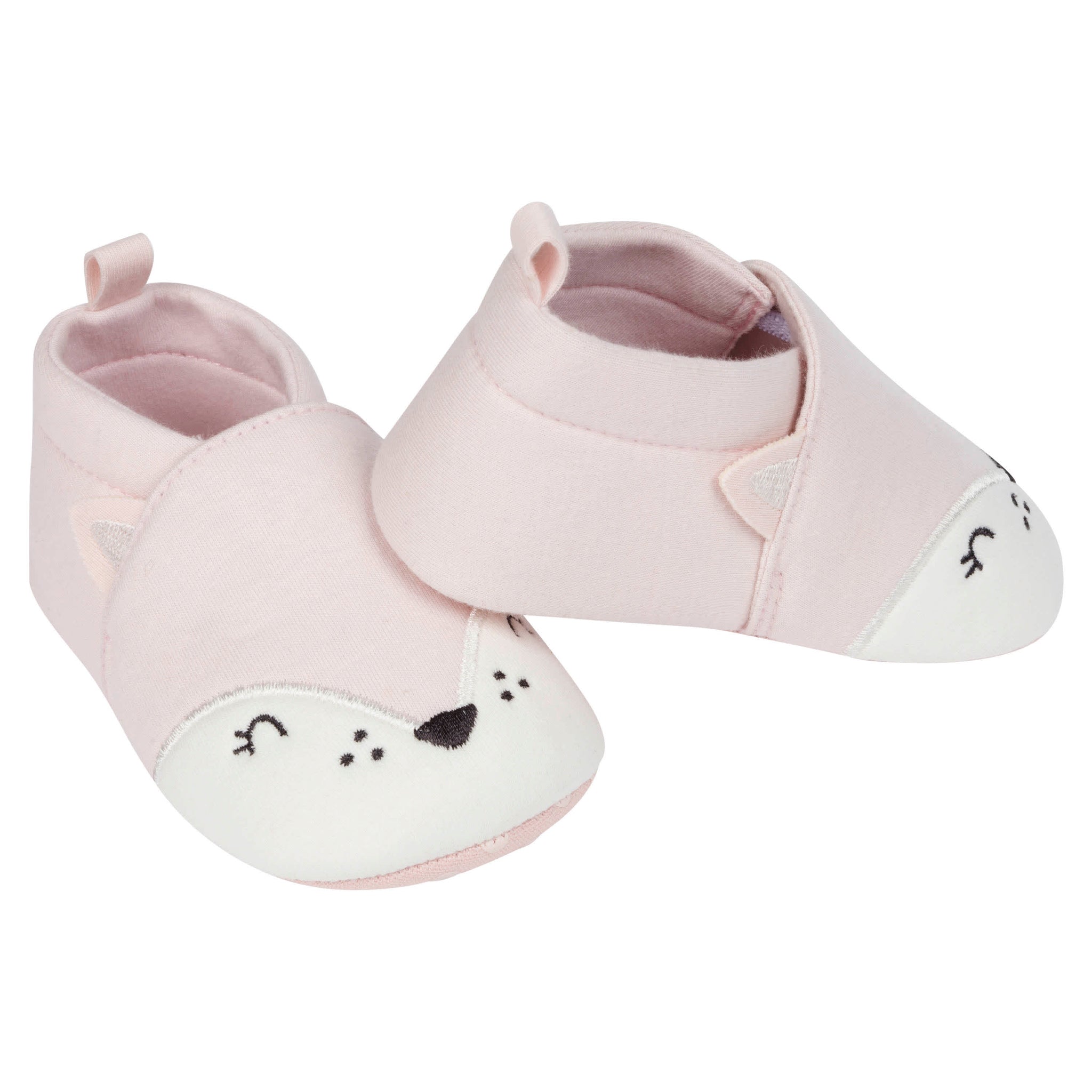 Baby Girls Kitty Jersey Shoes-Gerber Childrenswear Wholesale