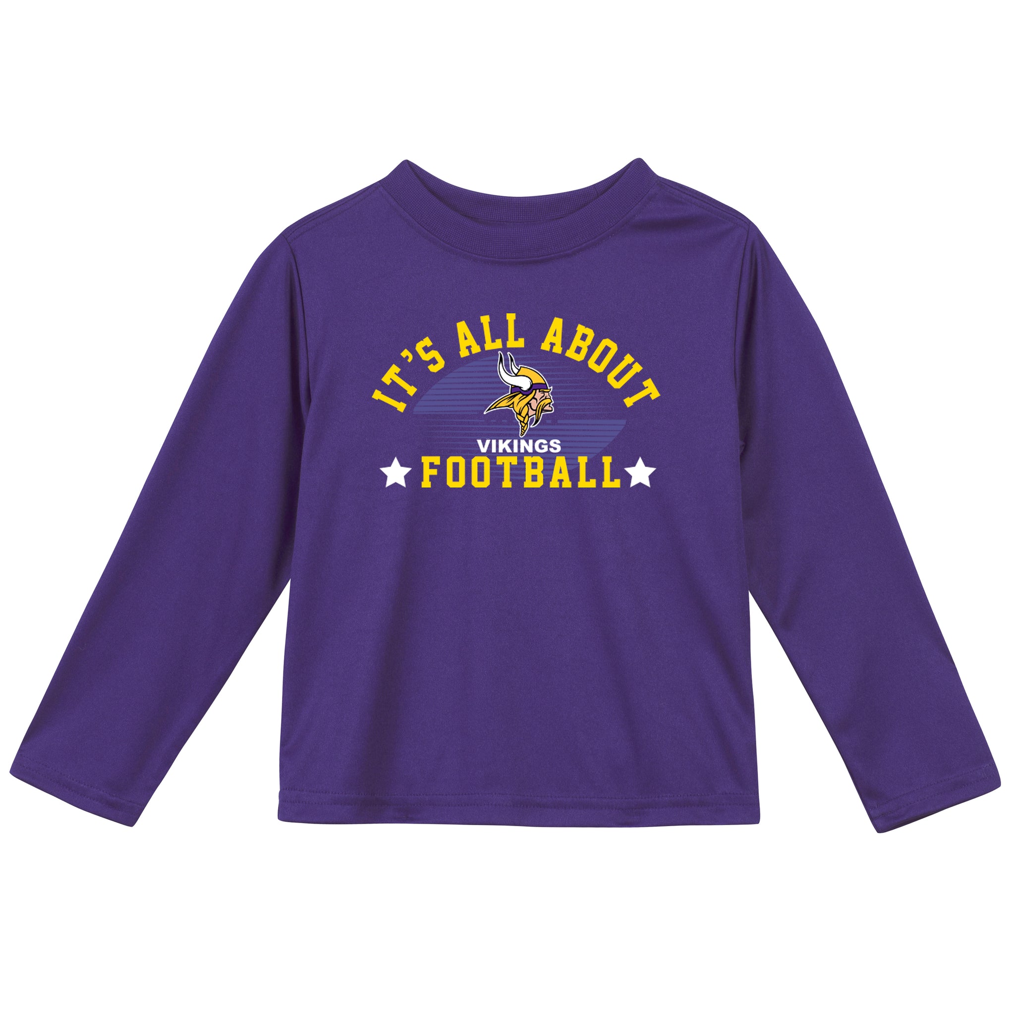 Minnesota Vikings Long Sleeve Tee-Gerber Childrenswear Wholesale