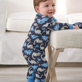 2-Piece Baby Boys Dinosaurs Coverall & Hat Set-Gerber Childrenswear Wholesale