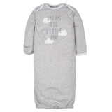 2-Pack Baby Neutral Lamb Gowns-Gerber Childrenswear Wholesale