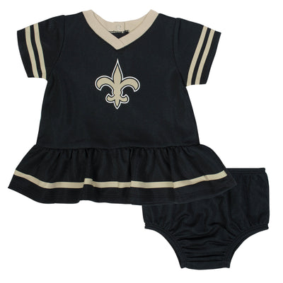 2-Piece New Orleans Saints Dress and Diaper Cover Set-Gerber Childrenswear Wholesale