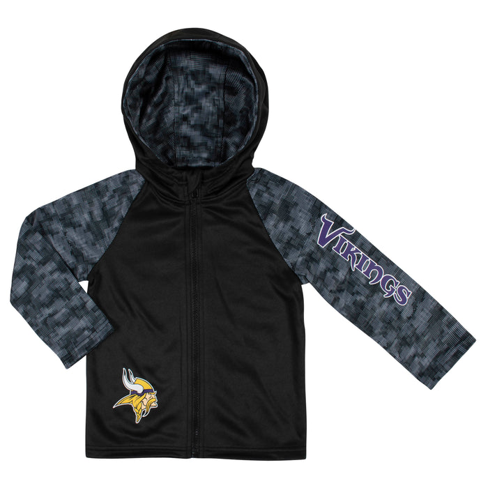 Toddler Boys Minnesota Vikings Hooded Jacket-Gerber Childrenswear Wholesale