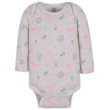 3-Pack Baby Girls Bear Fairy Long Sleeve Onesies® Bodysuits-Gerber Childrenswear Wholesale