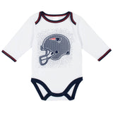 3-Piece Baby Boys Patriots Bodysuit, Pant, and Cap Set-Gerber Childrenswear Wholesale