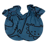 8-Piece Baby Boys Dino Caps and Mittens Bundle-Gerber Childrenswear Wholesale