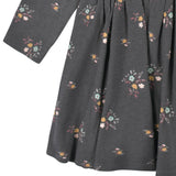 2-Pack Infant & Toddler Girls Mustard Floral Long Sleeve Dresses-Gerber Childrenswear Wholesale