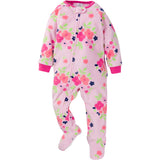 2-Pack Baby & Toddler Girls Floral Fleece Pajamas-Gerber Childrenswear Wholesale