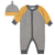 2-Piece Baby Boys Taco Coverall and Cap Set-Gerber Childrenswear Wholesale