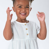 Infant & Toddler Girls Stripes Gauze Dress-Gerber Childrenswear Wholesale