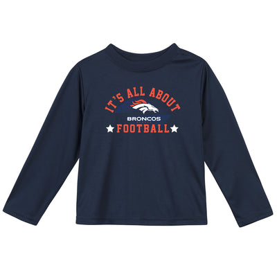 Denver Broncos Long Sleeve Tee-Gerber Childrenswear Wholesale