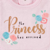 3-Pack Baby Girls Princess Bibs-Gerber Childrenswear Wholesale