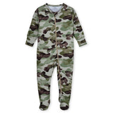 Baby & Toddler Hide & Seek Camo Buttery Soft Viscose Made from Eucalyptus Snug Fit Footed Pajamas-Gerber Childrenswear Wholesale