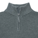 Infant & Toddler Boys Dark Gray Zip Front Sweater-Gerber Childrenswear Wholesale