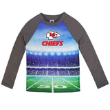 Kansas City Chiefs Toddler Boys Long Sleeve Tee Shirt-Gerber Childrenswear Wholesale