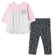 2-Piece Baby Girls Lil Lamb Organic Shirt & Pants Set-Gerber Childrenswear Wholesale