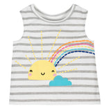 2-Piece Girls Sun Shorts Set-Gerber Childrenswear Wholesale
