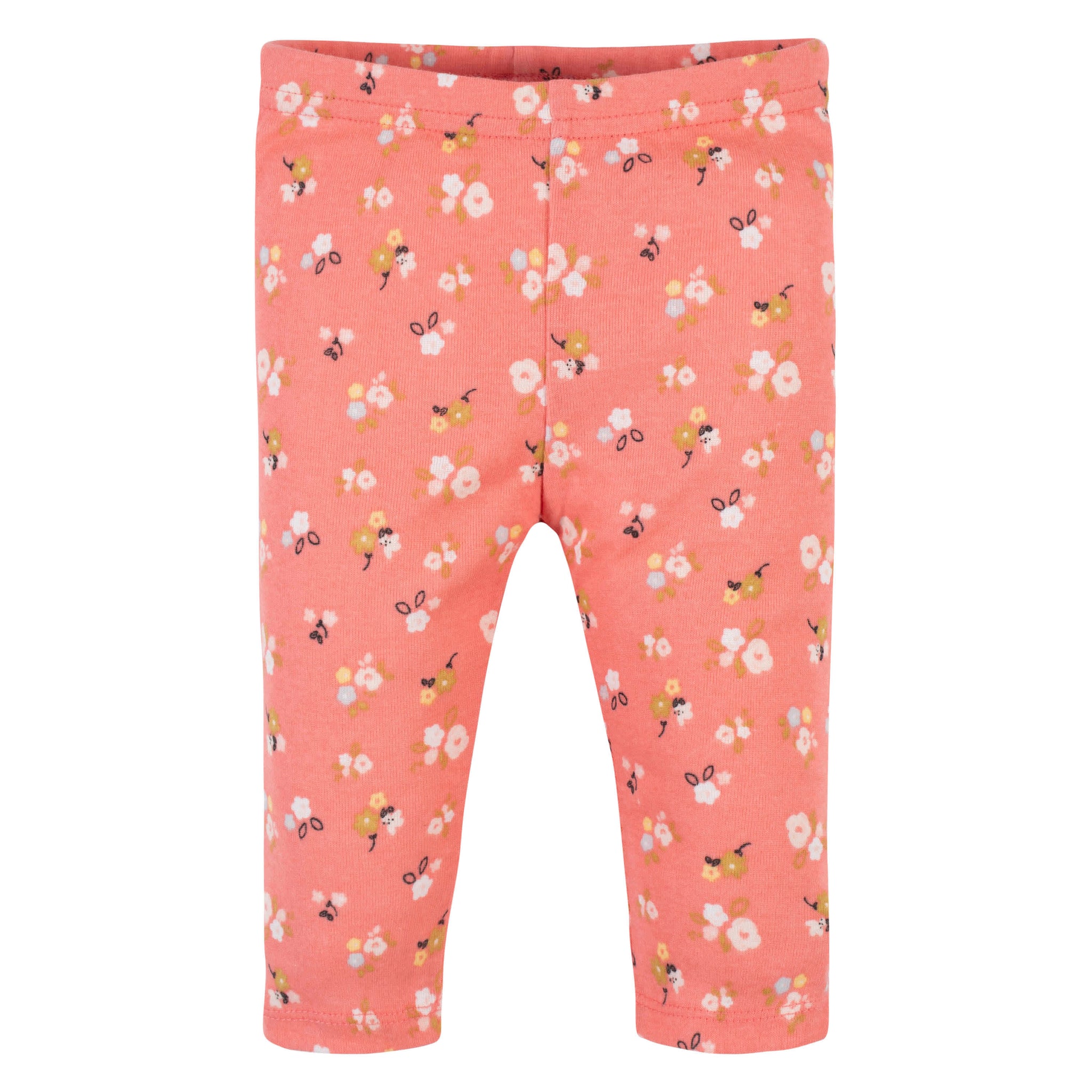 3-Pack Baby Girls Floral, Pink, & Black Pants-Gerber Childrenswear Wholesale