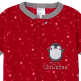 Baby Boys Penguin Holiday Blanket Sleeper-Gerber Childrenswear Wholesale