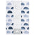 Baby Boys Blue Semicircle Ombre Printed Sheet-Gerber Childrenswear Wholesale