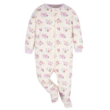 4-Pack Baby Girls Lavender Garden Sleep 'N Plays-Gerber Childrenswear Wholesale