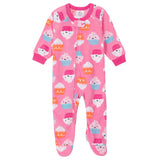 Baby Girls Cupcakes Fleece Pajama-Gerber Childrenswear Wholesale
