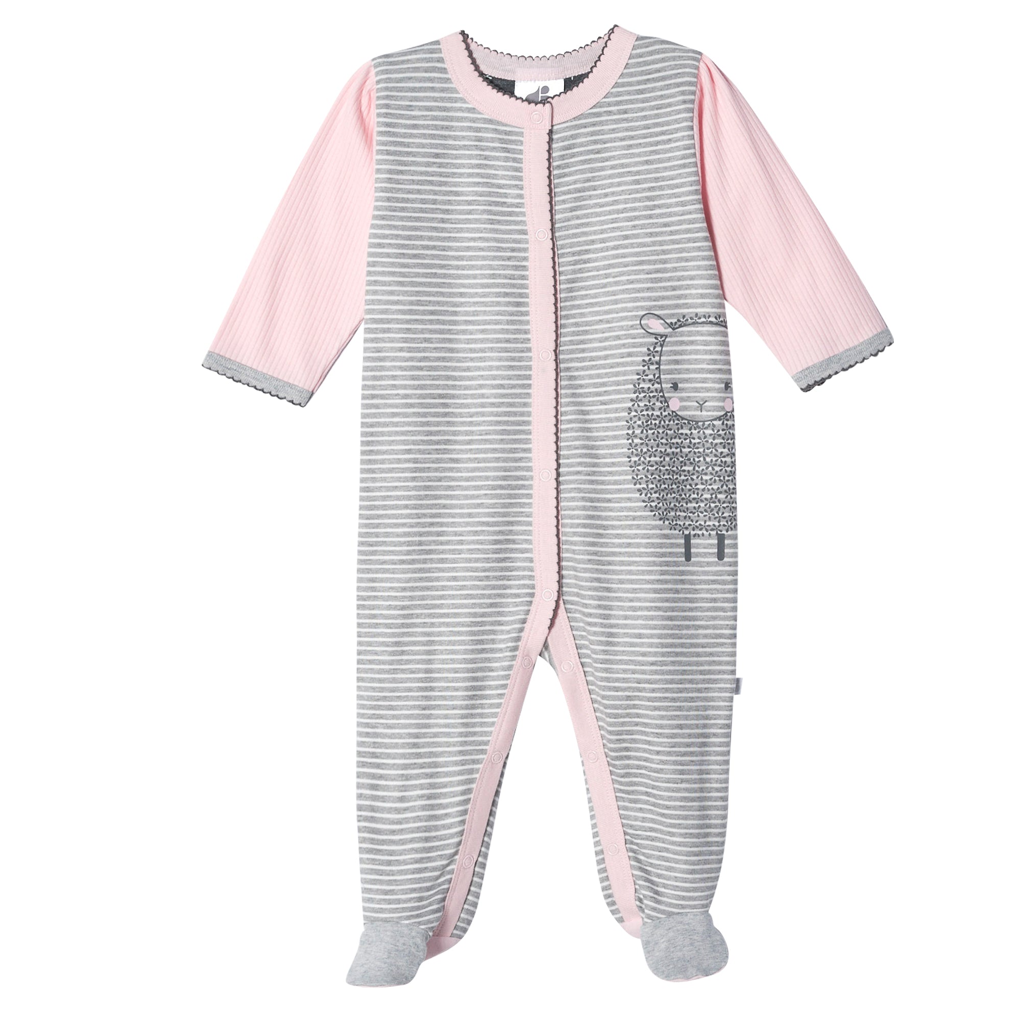 Baby Girls Lil Lamb Organic Sleep 'n Play-Gerber Childrenswear Wholesale