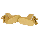 Baby Girls Taupe Bow Faux Suede Boots-Gerber Childrenswear Wholesale