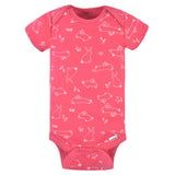 3-Pack Baby Girls Rose Floral Short Sleeve Onesies® Bodysuits-Gerber Childrenswear Wholesale