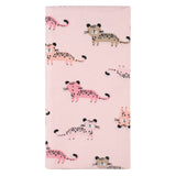 4-Pack Baby Girls Leopard Flannel Burp Cloths-Gerber Childrenswear Wholesale