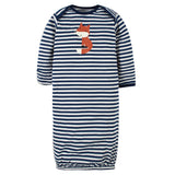 2-Pack Baby Boys Fox Gowns-Gerber Childrenswear Wholesale