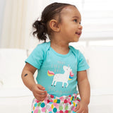 3-Piece Baby Girls Unicorn Bodysuit, Pant, and Cap Set-Gerber Childrenswear Wholesale