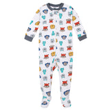 2-Pack Boys Animal Heads Snug Fit Unionsuit Pajamas-Gerber Childrenswear Wholesale