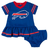 2-Piece Buffalo Bills Dress and Diaper Cover Set-Gerber Childrenswear Wholesale